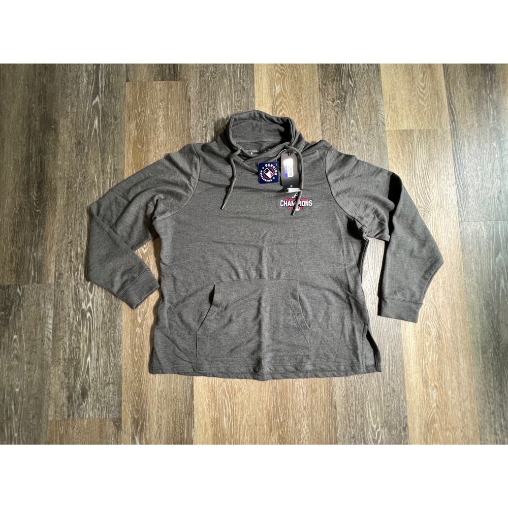 Antigua Atlanta Braves 2021 World Series Champions Pullover Womens XL‎ Grey NEW